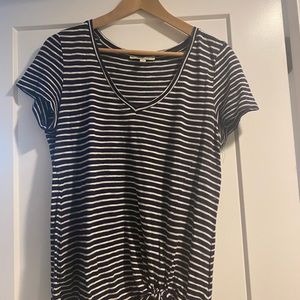 Express Striped Blouse/T-shirt- Size small